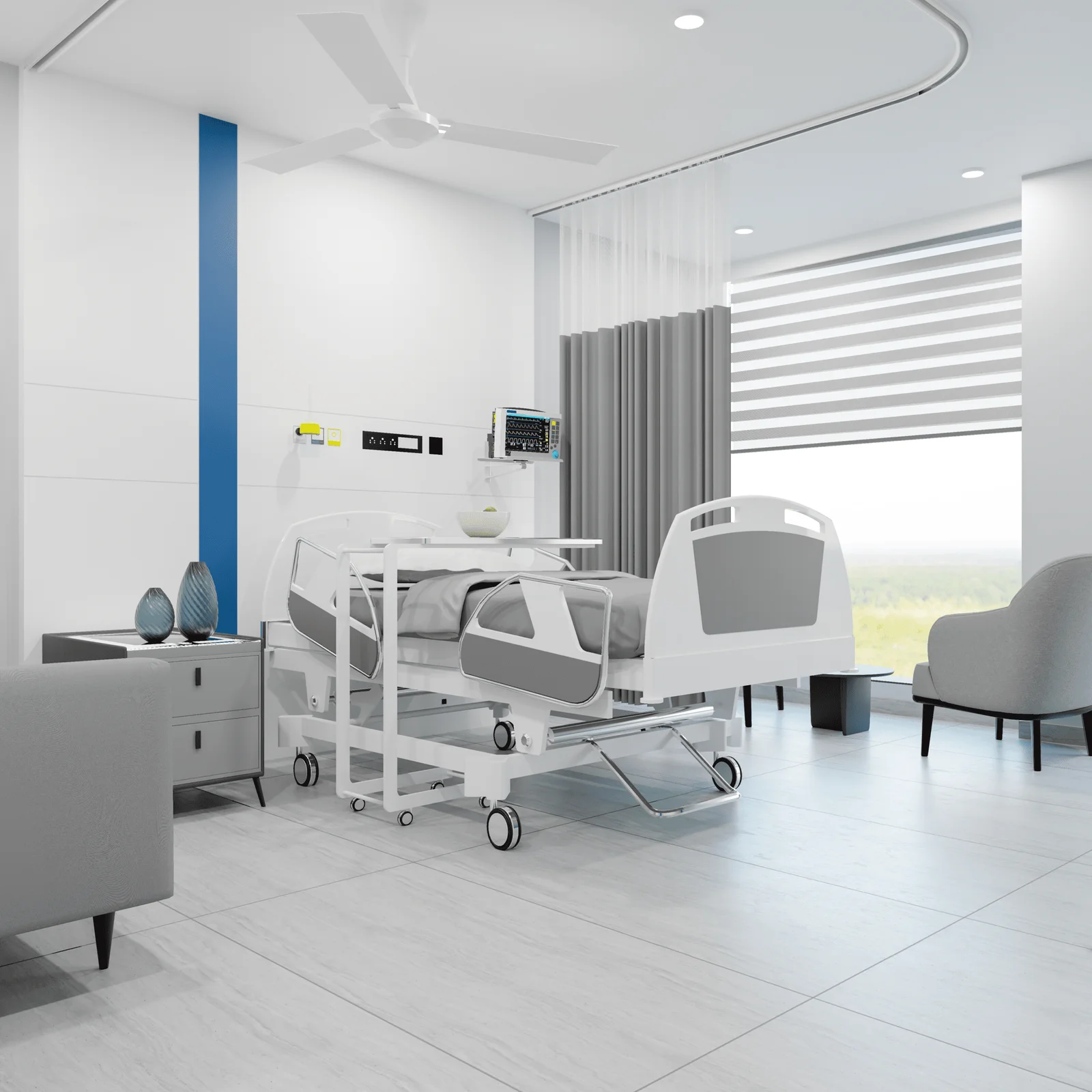 Medical hospital and College Rotary Club-Unjha-medigence-icu-special-room