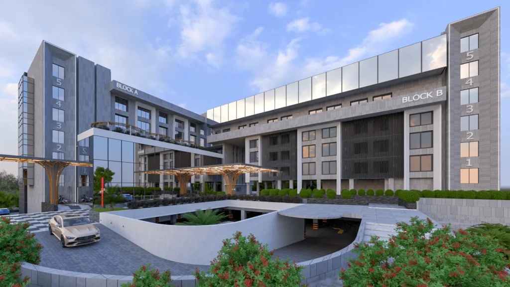 Smt. Shardaben Ramanlal Shah Shri Jalaram Arogya Trust Meghraj-medigence-building